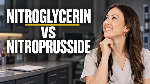 Nitroglycerin vs Nitroprusside: Preload and Afterload