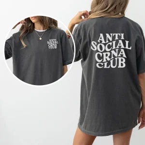 Antisocial CRNA Club Unisex T-Shirt
